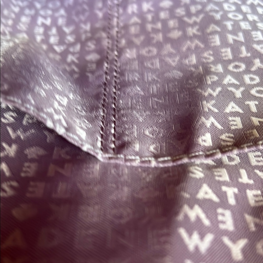Kate Spate Haven Lane Glitter Striped Tote Lavender - Picture 12 of 15